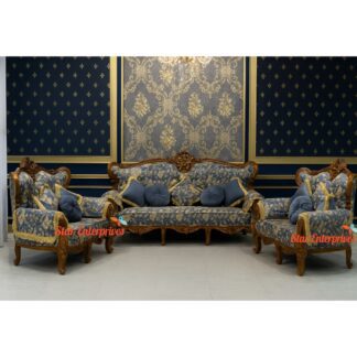 Wooden Classic Sleek Design Sofa Set.