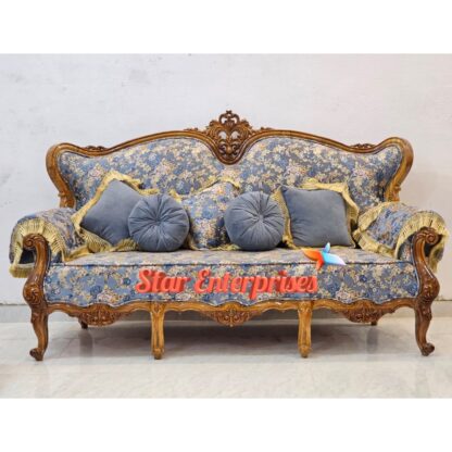 Star Enterprises Wooden Classic Sleek Design Sofa Set SOFA-0126 - Image 4
