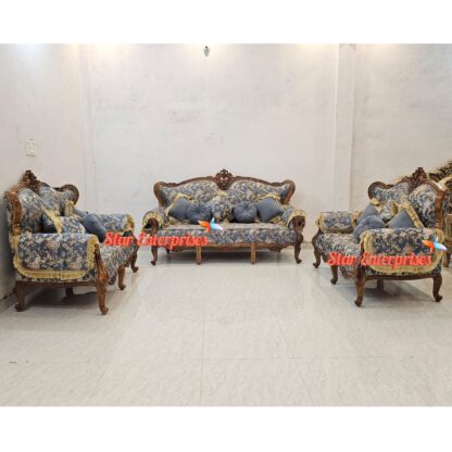 Star Enterprises Wooden Classic Sleek Design Sofa Set SOFA-0126 - Image 9