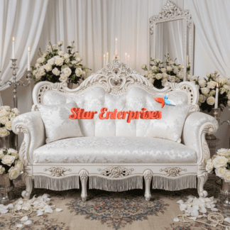 Wooden Luxury Wedding Sofa