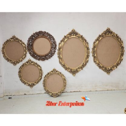 Star Enterprises Wooden Royal Wall Decor/Mirror Frames Collection MF-063 - Image 6