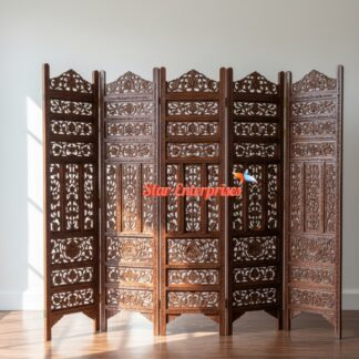 Wooden Antique Carved Room Partition