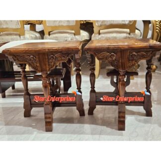 Wooden Antique Carved Stools