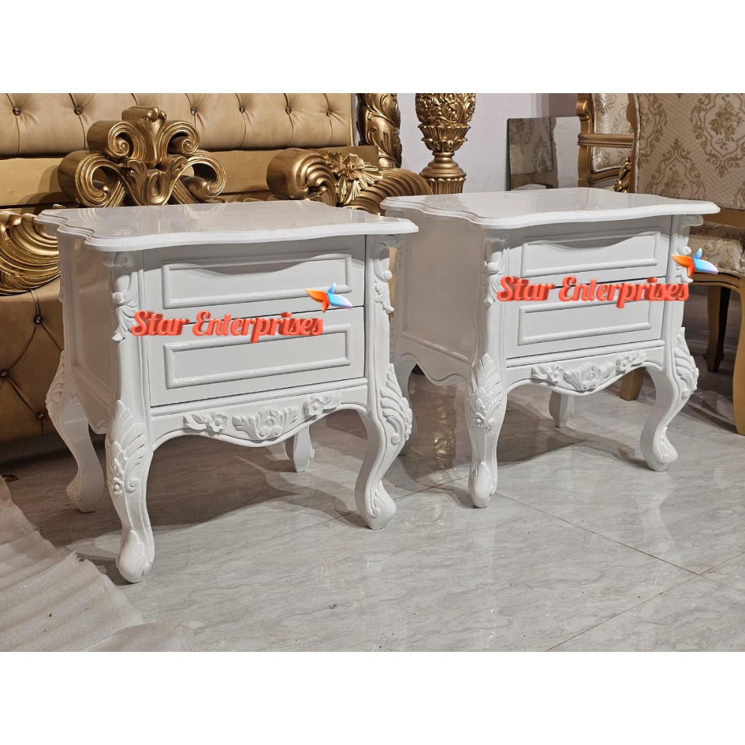 Star Enterprises Wooden Classic Bedside Tables BDSD-073 - Image 2
