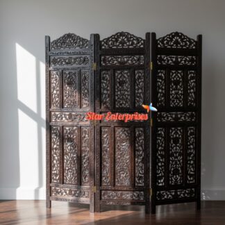 Wooden Hand Carved Room Partition