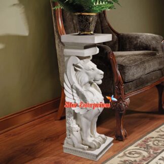 Wooden Lion Face Stand