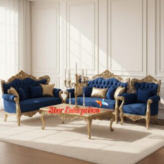 Wooden Luxury Sofa Set