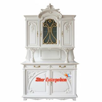 French Style Teak Wood Kitchen Sideboard