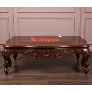 Wooden Antique Carved Center Table