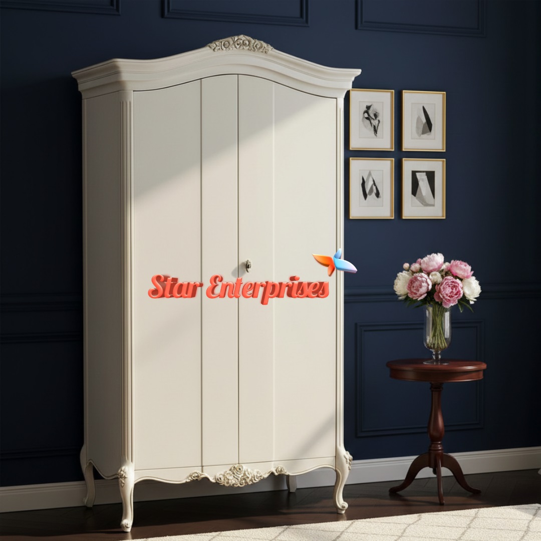 Star Enterprises Wooden French Inspired Almirah ALM-060 - Image 2