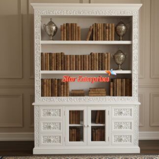 Wooden Luxury Bookshelf Design