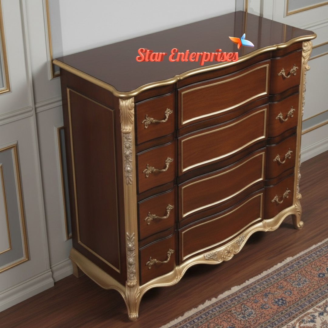 Star Enterprises Wooden Luxury Chest of Drawers CHDR-057 - Image 3