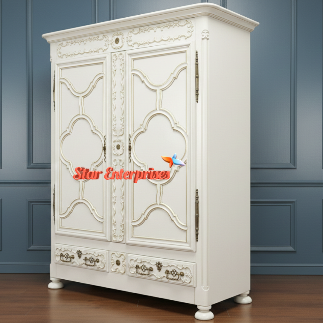 Star Enterprises Wooden Luxury Compact Almirah ALM-057 - Image 3