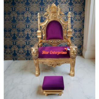 Wooden Luxury Maharaja Chair