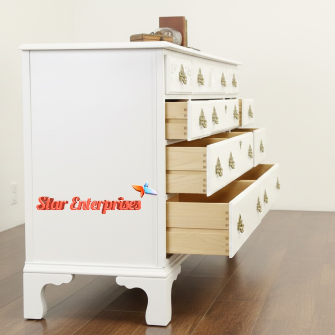 Star Enterprises Wooden Modern Style Chest of Drawers CHDR-054 - Image 3