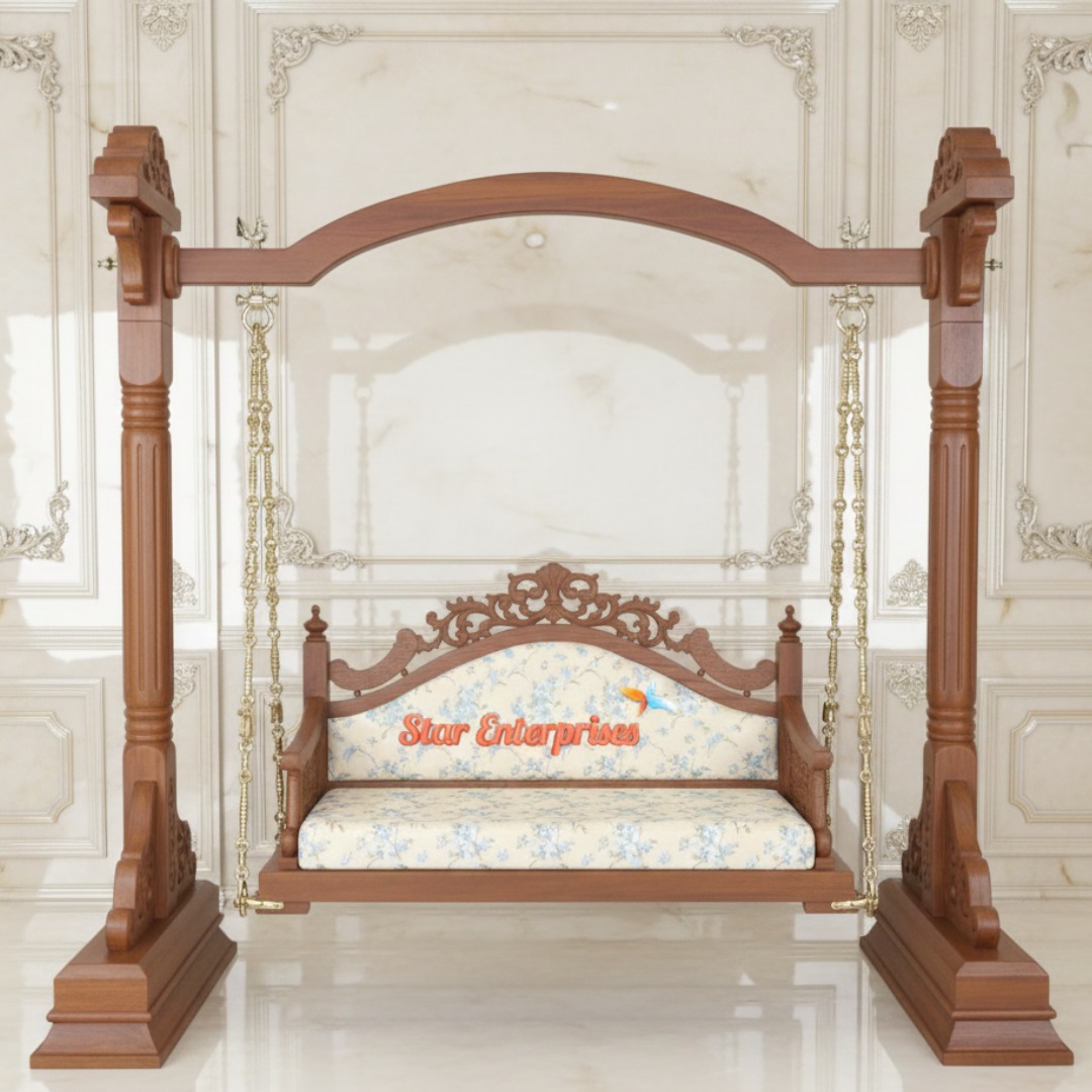 Star Enterprises Wooden Sleek Swing Design SWG-055 - Image 3