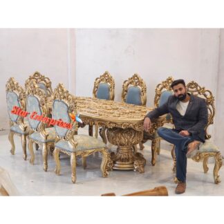 Premium Teak Wood Luxury Dining Table