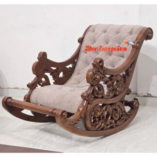 Premium Teak Wood Rocking Chair