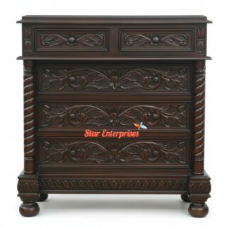 Teak Wood Antique Chest of Drawers