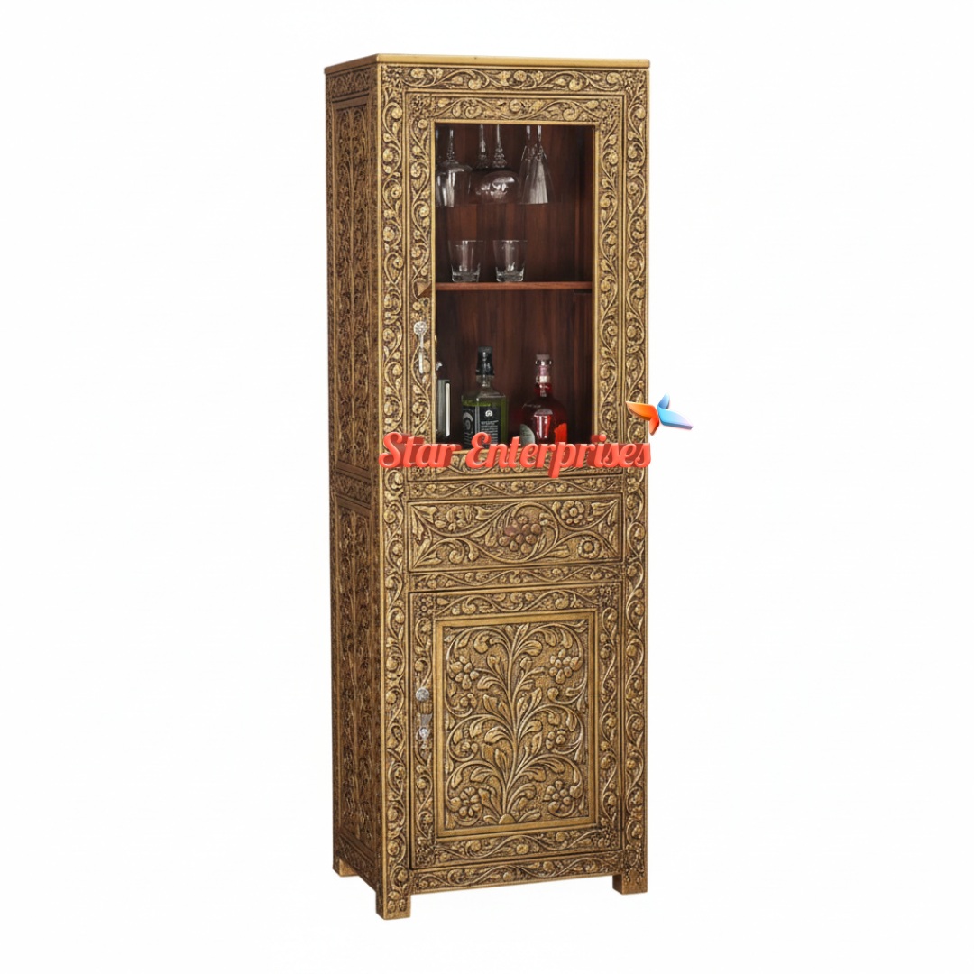 Star Enterprises Wooden Antique Bar Unit BAR-044 - Image 3