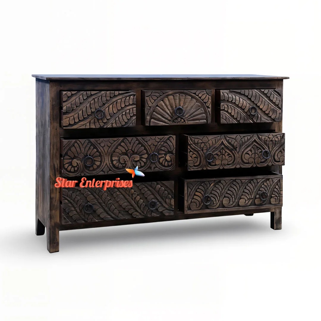 Star Enterprises Wooden Classic Chest of Drawers CHDR-061 - Image 2