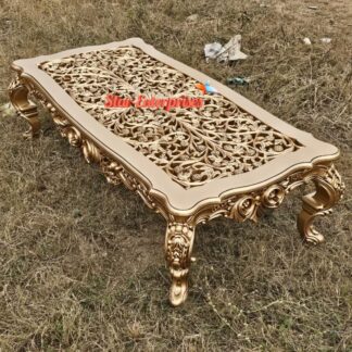 Wooden Luxury Hand-Carved Center Table