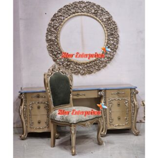 Wooden Royal Carved Dressing Table