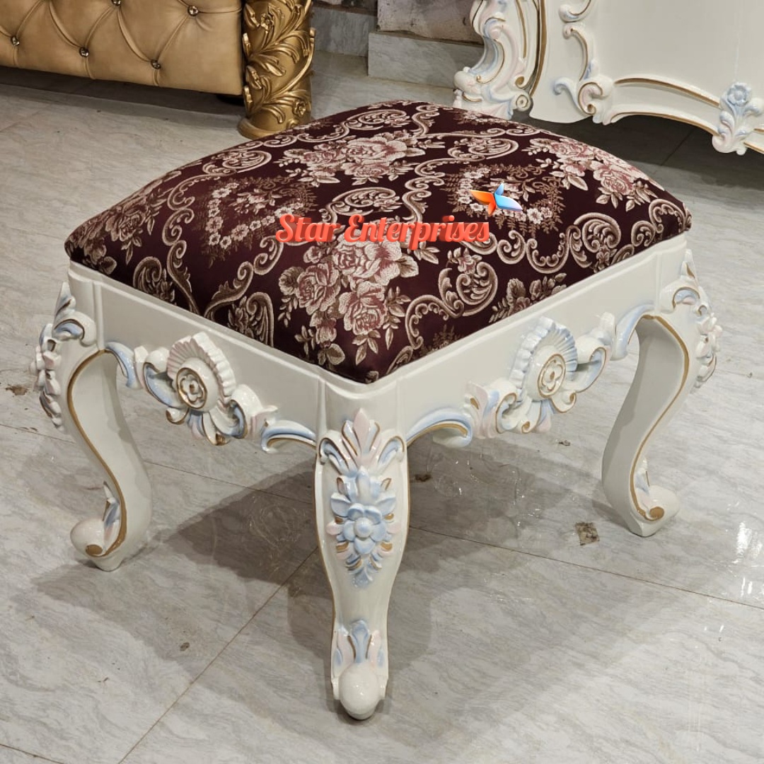 Star Enterprises Wooden Royal Hand Carved Dressing Table DRSR-073 - Image 3