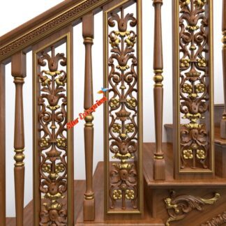 Premium Wood Hand Carved Pillars