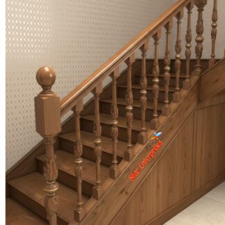 Solid Wood Staircase Pillars