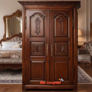 Teak Wood Antique Almirah Design