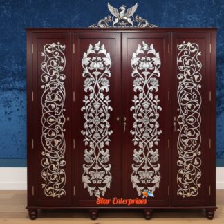 Teak Wood Classic Almirah Design