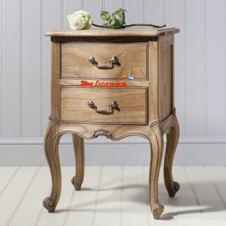 Teak Wood Classic Bedside Table