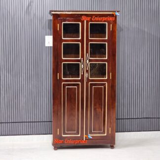 Teak Wood Handcrafted Bookshelf Design
