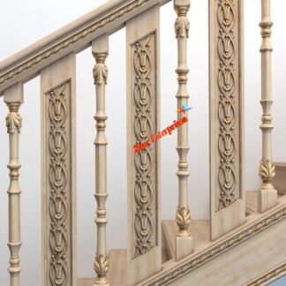 Teak Wood Handcrafted Pillars