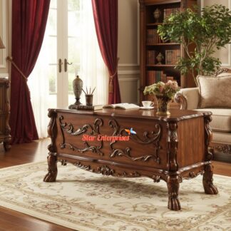 Wooden Antique Carved Office Table