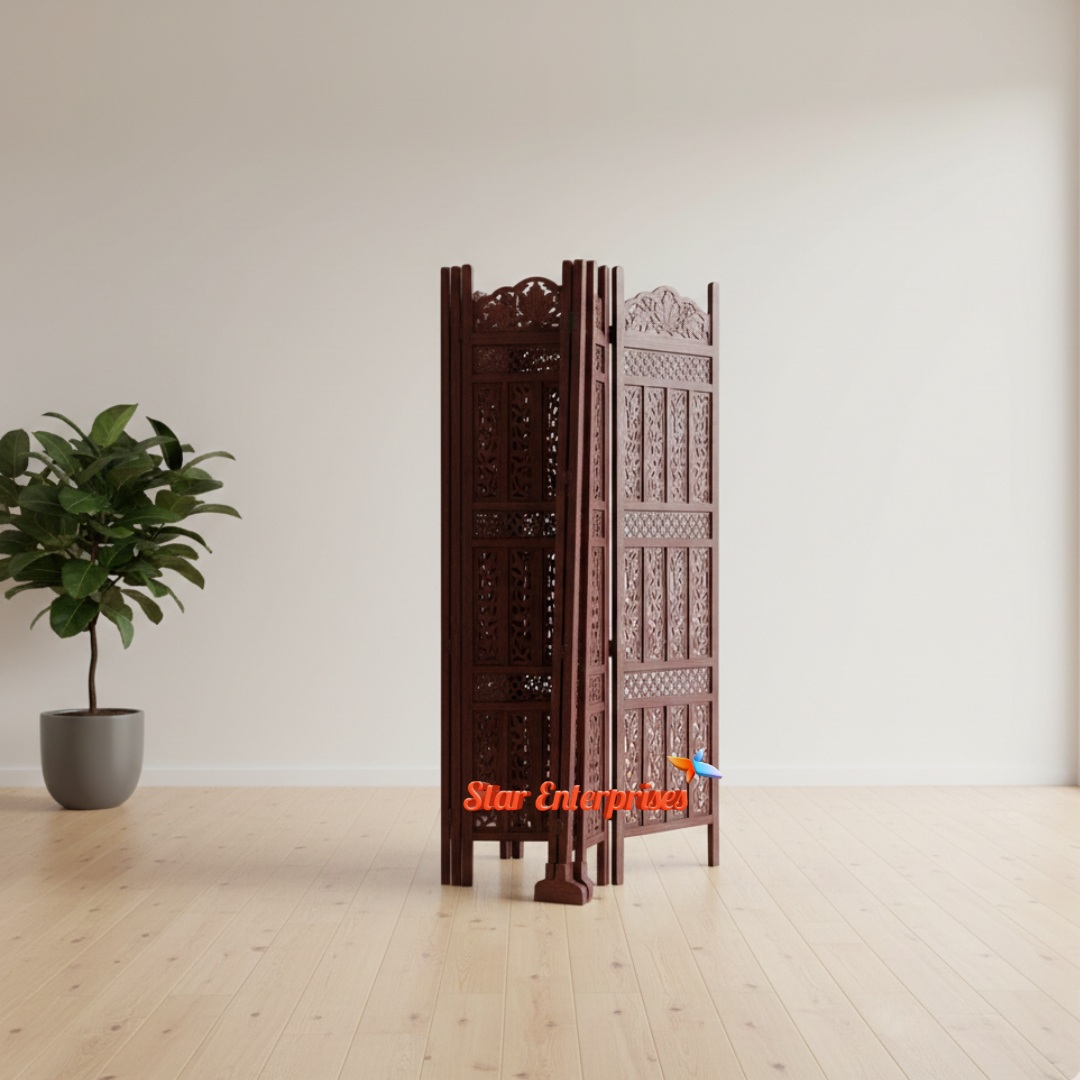 Star Enterprises Wooden Antique Screen Partition PART-046 - Image 2