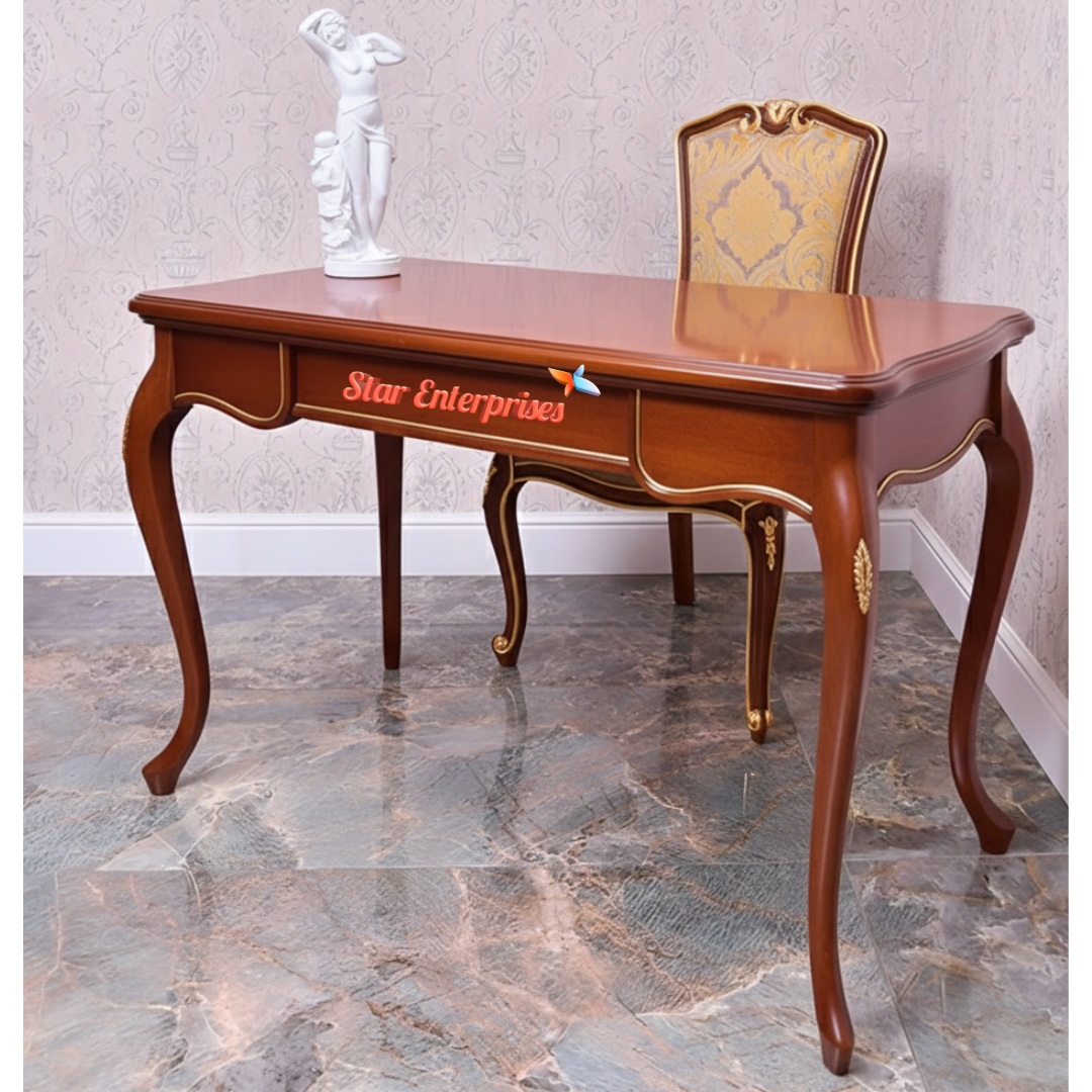 Star Enterprises Wooden Colonial Style Office Desk OFD-029 - Image 3