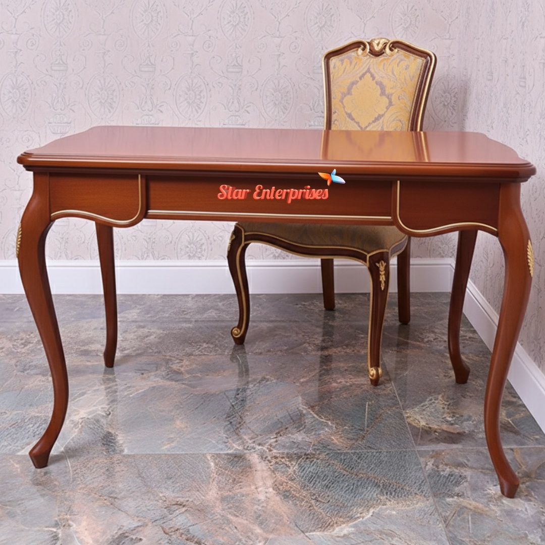 Wooden-Colonial-Style-Office-Desk