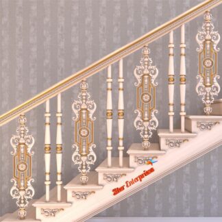 Wooden Designer Handcrafted Staircase Pillars