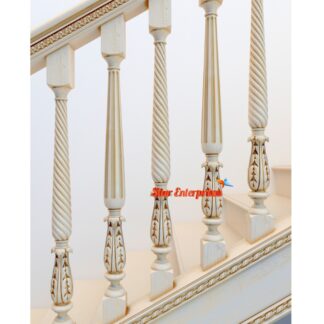 Wooden Handcrafted Staircase Pillars