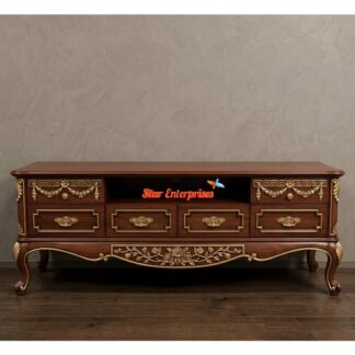 Star Enterprises High Quality Teak Wood TV Unit TVCB 058