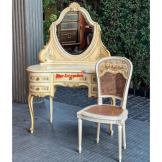 Premium Teak Wood Sleek Dressing Table