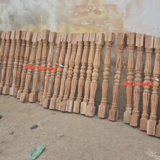 Star Enterprises Solid Teak Wood Handcrafted Pillars PIL-095