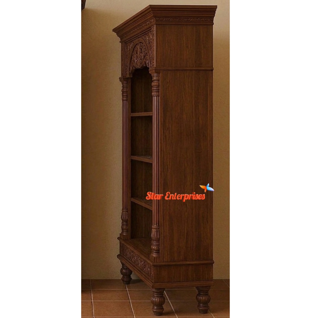 Star Enterprises Wooden Classic Bookshelf Design BSF-042 - Image 2