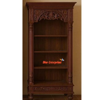 Star Enterprises Wooden Classic Bookshelf Design BSF-042