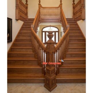 Star Enterprises Wooden Classic Railing Pillar Design PIL-098