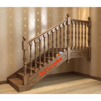 Wooden Handcrafted Railing Pillars