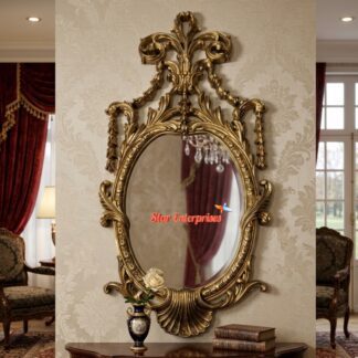 Star Enterprises Wooden Heavy Carved Luxury Mirror Frame MF-068