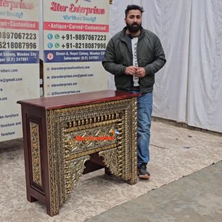 Wooden Luxury Carved Cash Counter